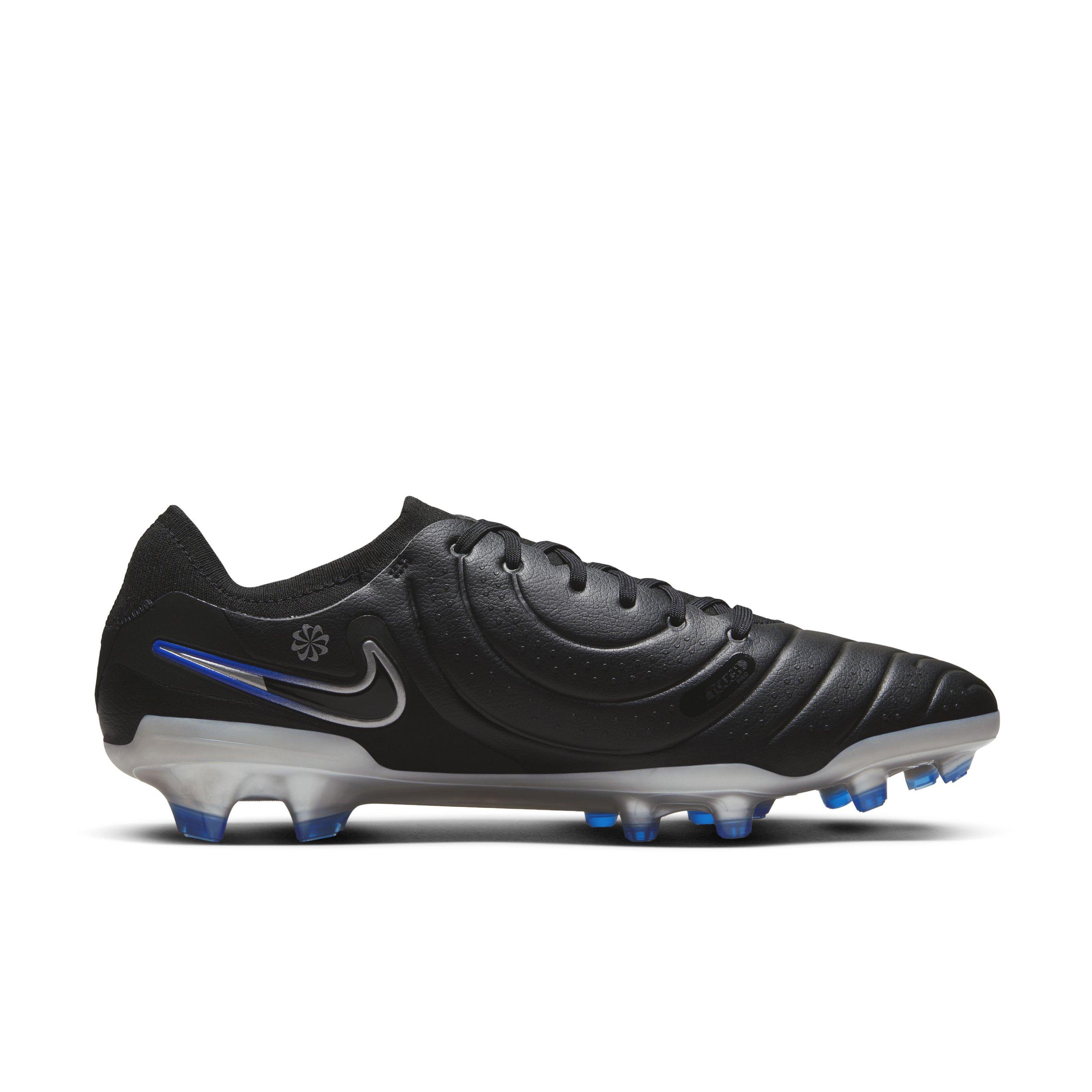 Nike Tiempo Legend 10 Pro Firm Ground "Black/Hyper Royal/Chrome" Men's Soccer Cleat